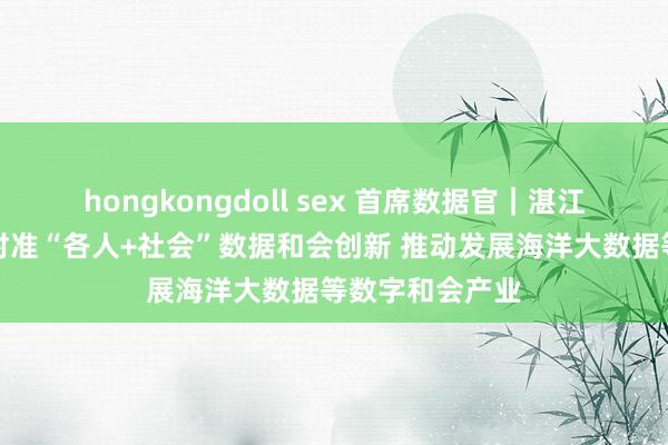 hongkongdoll sex 首席数据官｜湛江政数姚胜鑫：对准“各人+社会”数据和会创新 推动发展海洋大数据等数字和会产业