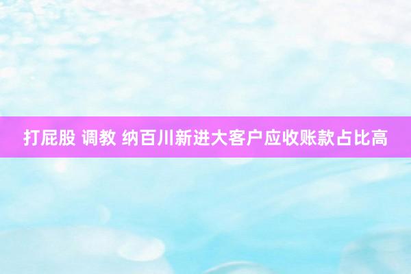 打屁股 调教 纳百川新进大客户应收账款占比高